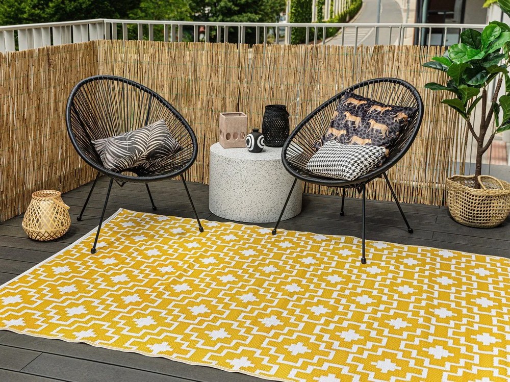 Čierne záhradné kreslo z umelého ratanu Bonami Selection Avocado