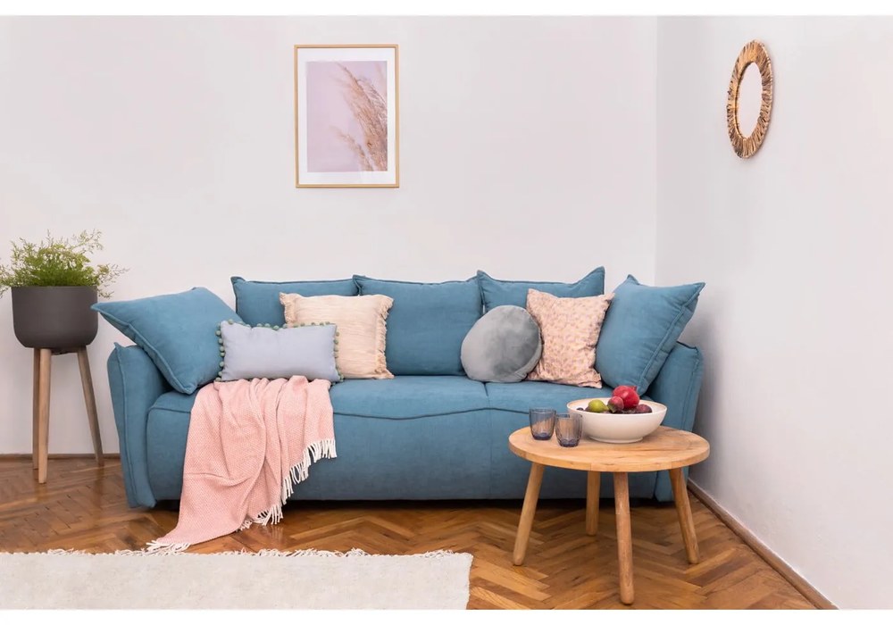 Odkladací stolík z mangového dreva Zuiver Dendron, ⌀ 60 cm
