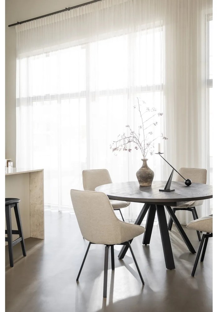 Tmavohnedé barové stoličky v súprave 2 ks z dubového dreva (výška sedadla 65 cm) Austin – Rowico