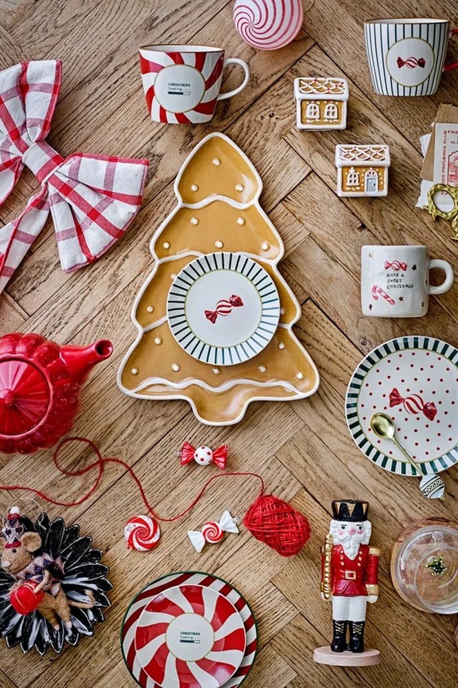 Sklenené ručne vyrobené vianočné ozdoby v súprave 3 ks 6 cm Festive – Bloomingville