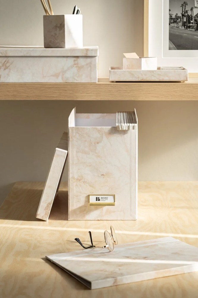 Kartónový organizér na dokumenty Paulina Paper Laminate A4 – Bigso