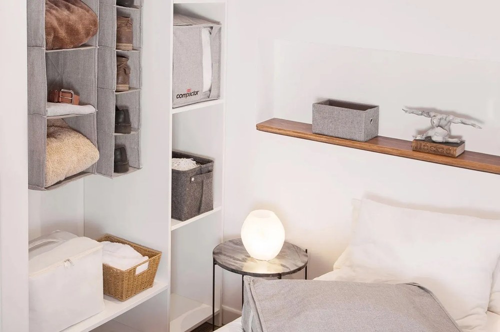 Závesný látkový organizér do skrine Oxford – Compactor