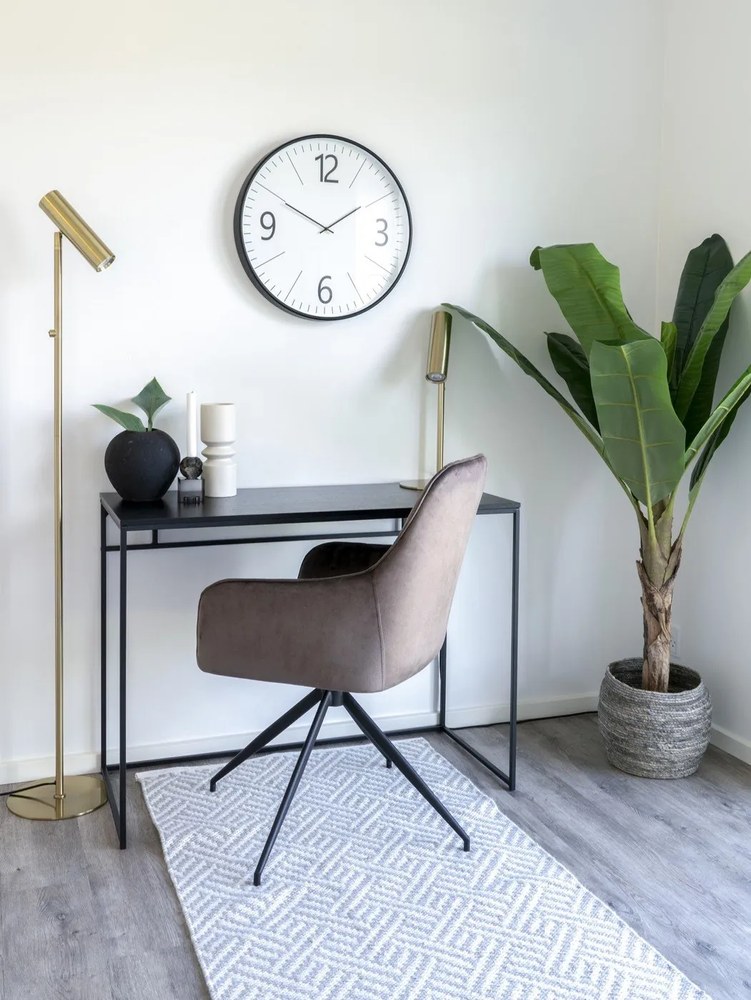 Hnedé čalúnené jedálenské kreslo Harbo – House Nordic