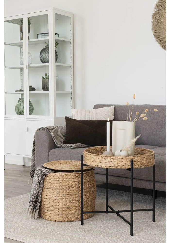Okrúhly odkladací stolík ø 50 cm Naro – House Nordic