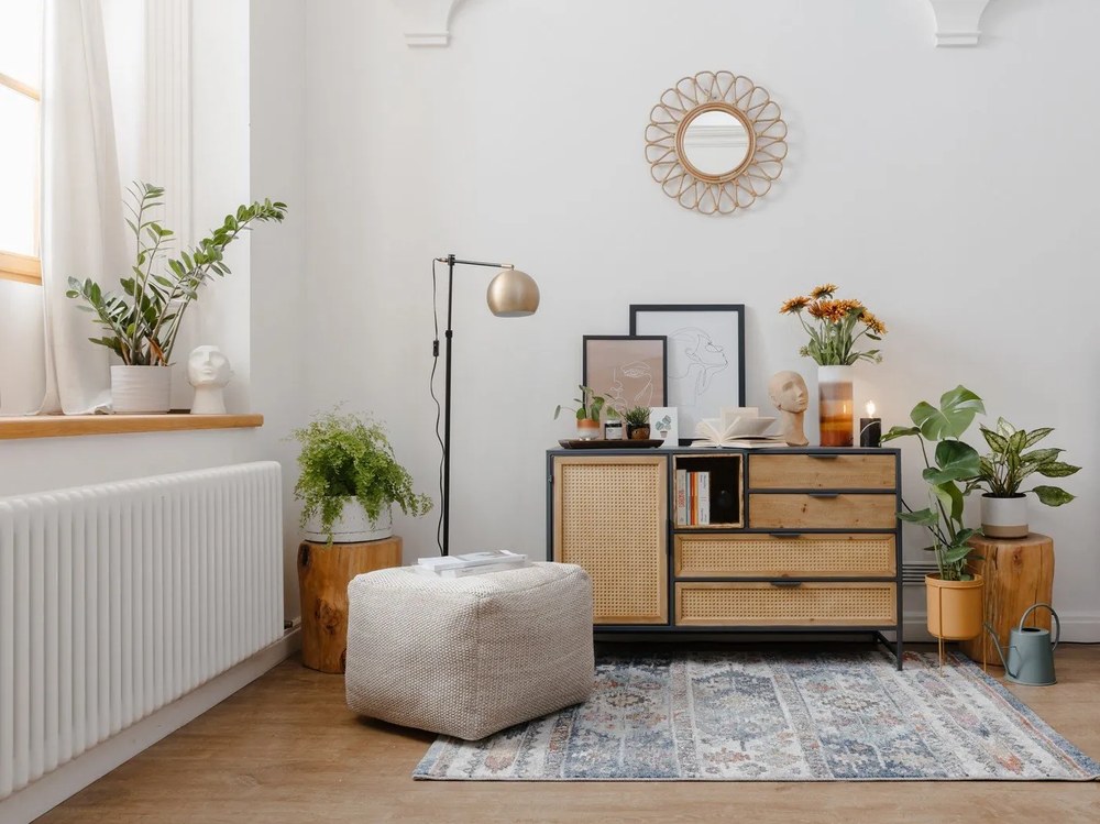 Pieskovohnedá dekoratívna soška PT LIVING Face Art, výška 28,4 cm