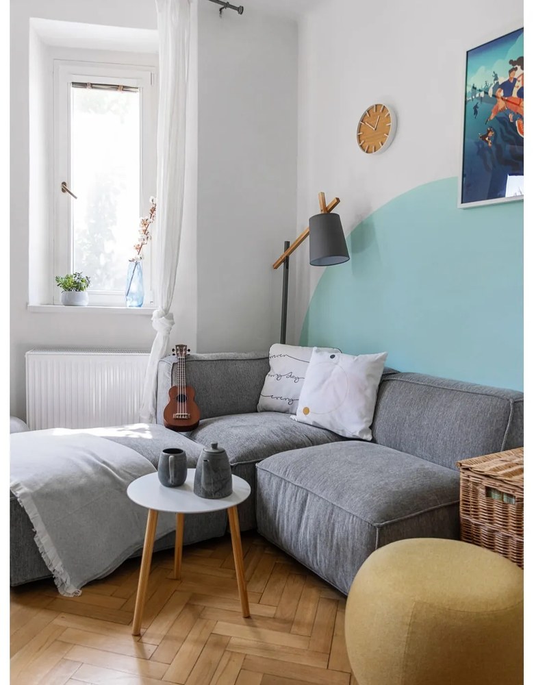 Sivý kameninový hrnček Bloomingville Kendra, 500 ml