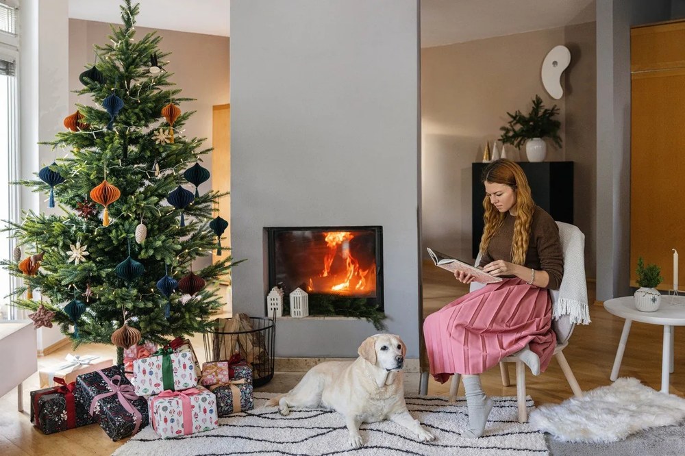 Biela ovčia kožušina House Nordic, 50 x 85 cm