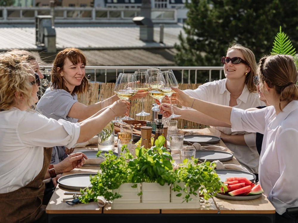 18-dielna súprava sivého kameninového riadu Bonami selection Malia