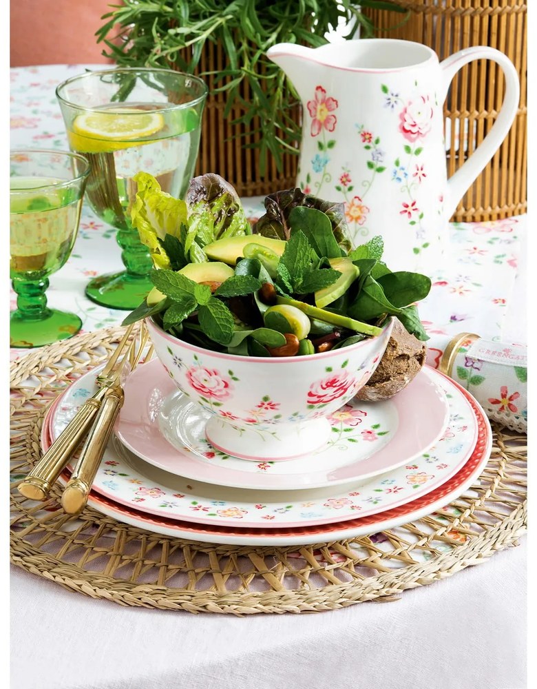 Porcelánová miska na polievku Green Gate Columbine, ø 15 cm