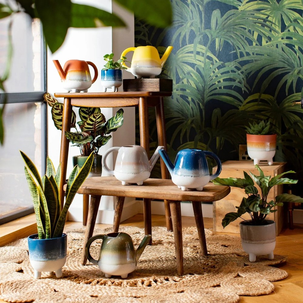 Sivý kvetináč Sass &amp; Belle Bohemian Home Mojave, ø 11,7 cm