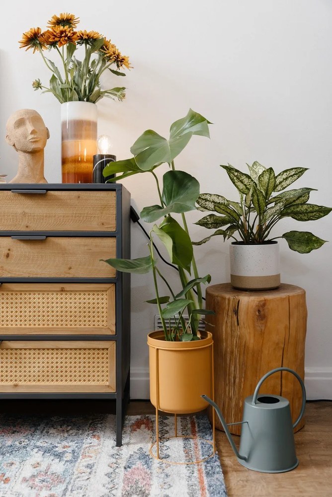 Pieskovohnedá dekoratívna soška PT LIVING Face Art, výška 28,4 cm