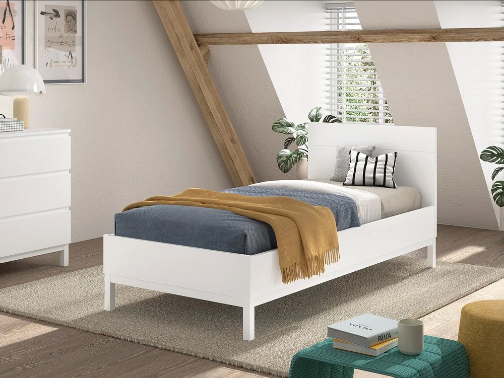 Biela detská komoda 99x89x57 cm Eva – Vipack