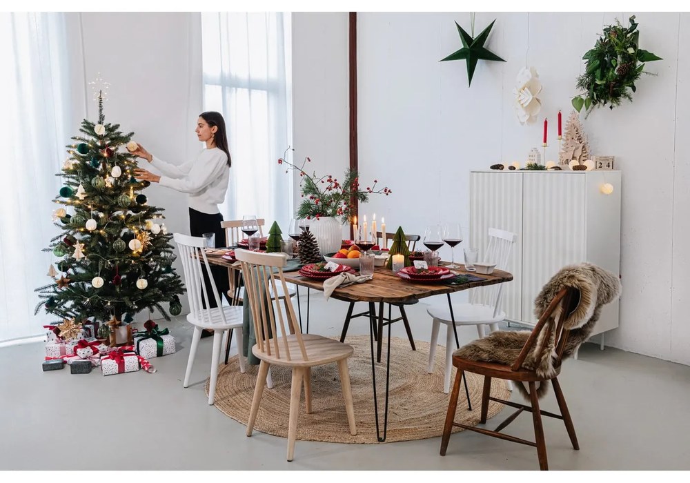 Biela kameninová váza Kähler Design Hammershoi, výška 25 cm