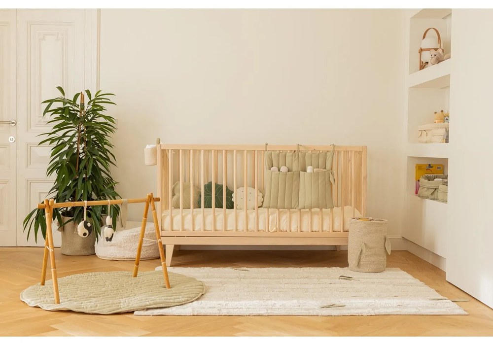 Vreckár na detskú postieľku 40 cm Benjamin Olive – Lorena Canals