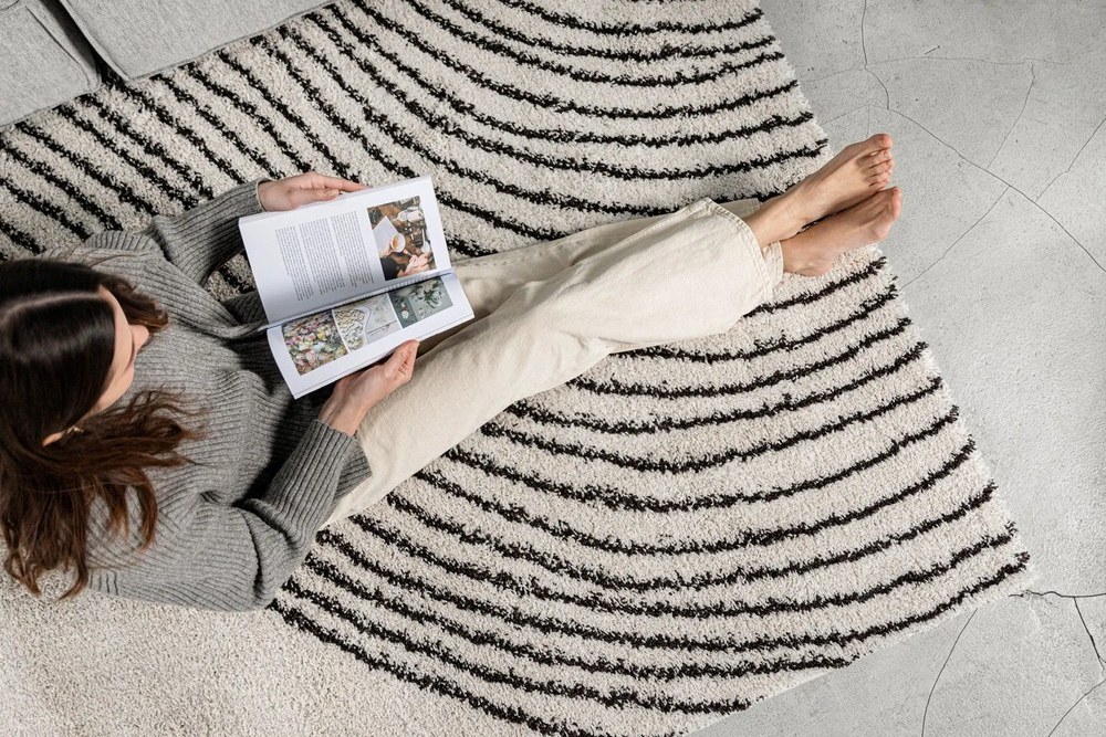 Čierny/béžový koberec 160x230 cm Coastalina – Universal