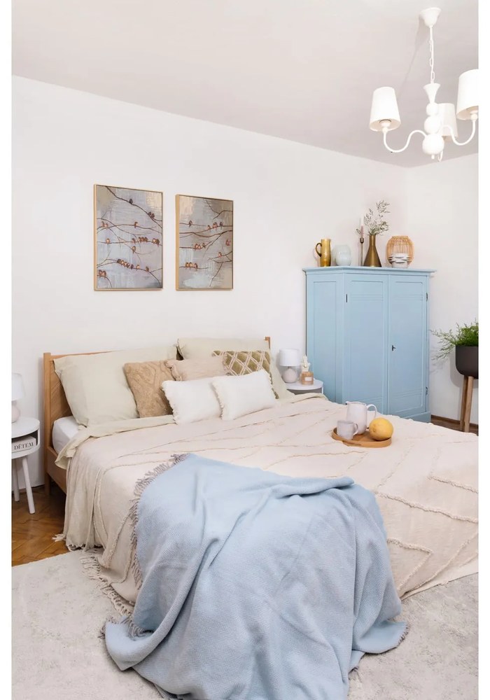 Biely odkladací stolík s úložným priestorom Kave Home Bruk