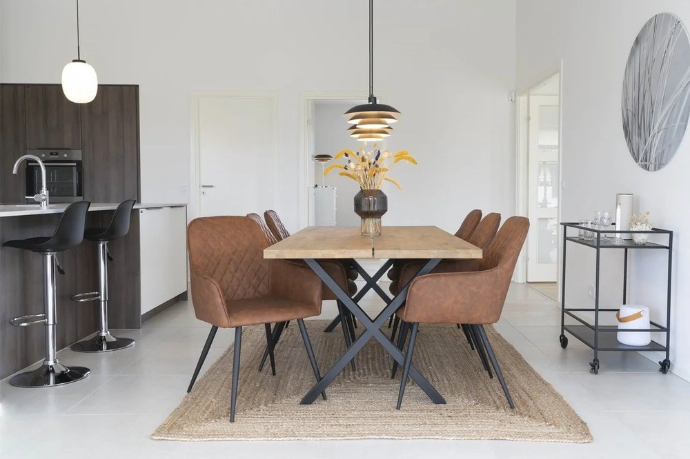 Čierny barový vozík House Nordic Vita