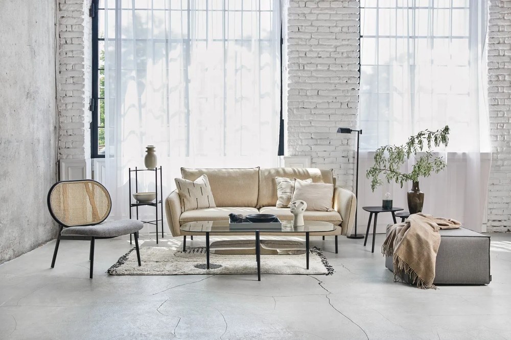 Béžová pohovka Cosmopolitan Design Vienna, 200 cm