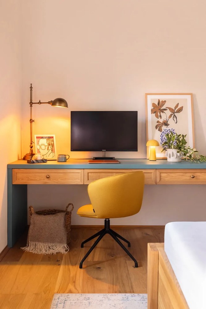 Čalúnené jedálenské kreslá v súprave 2 ks v horčicovej farbe Add – Teulat