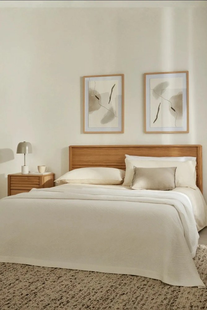 Béžová stolová lampa Kave Home Alish