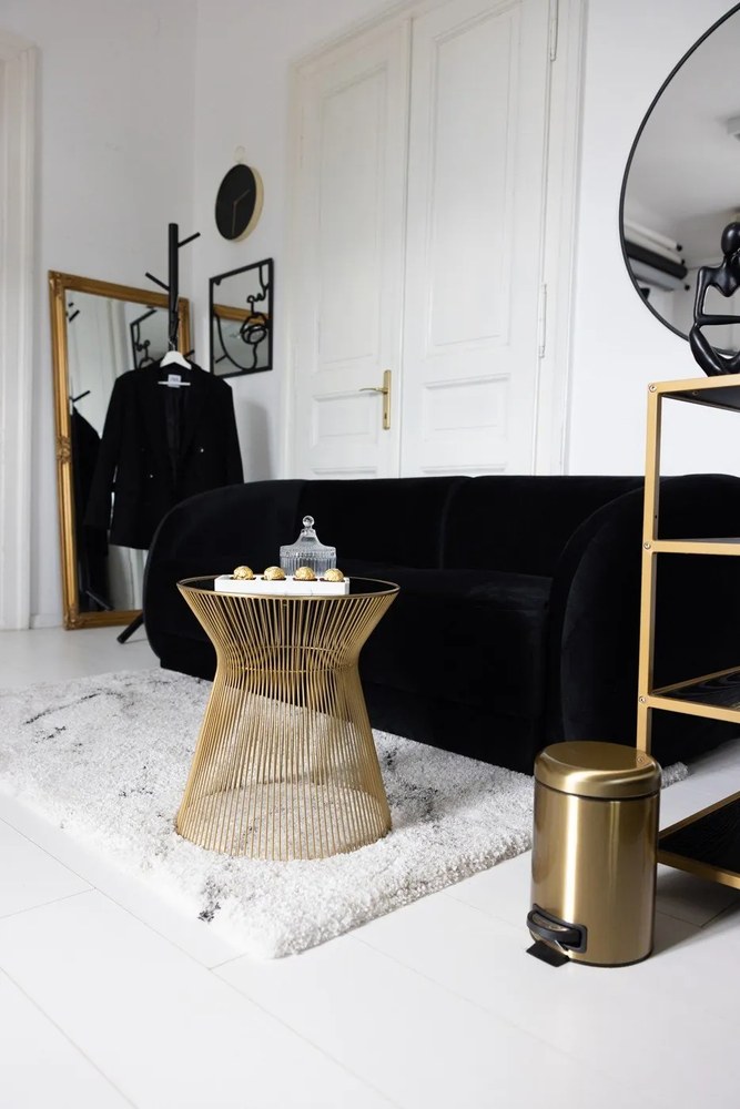 Nástenné zrkadlo ø 100 cm Vardo – Villa Collection