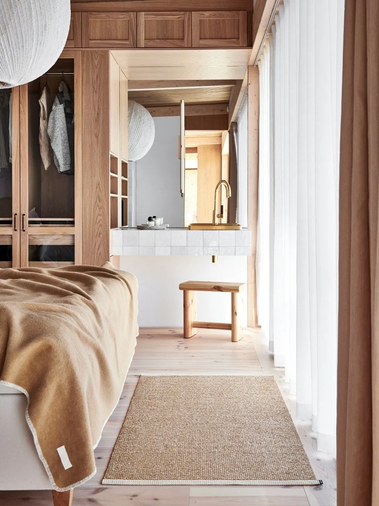 Béžový vnútorný a vonkajší behúň 60x150 cm Mono Light Nougat – Pappelina