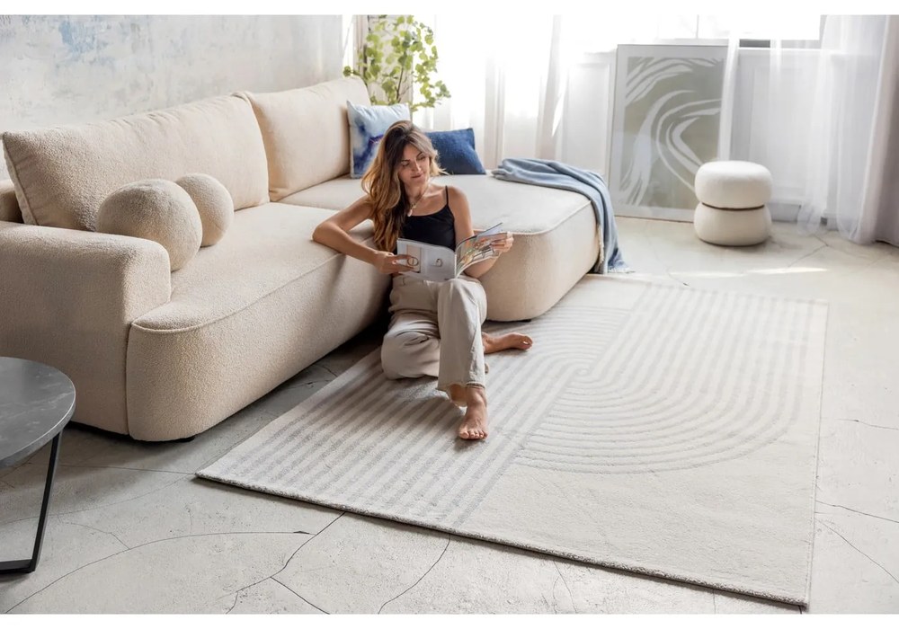 Sivo-krémový koberec 200x290 cm Zen – Bonami Selection