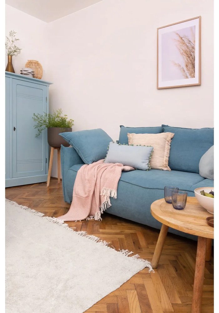Odkladací stolík z mangového dreva Zuiver Dendron, ⌀ 60 cm