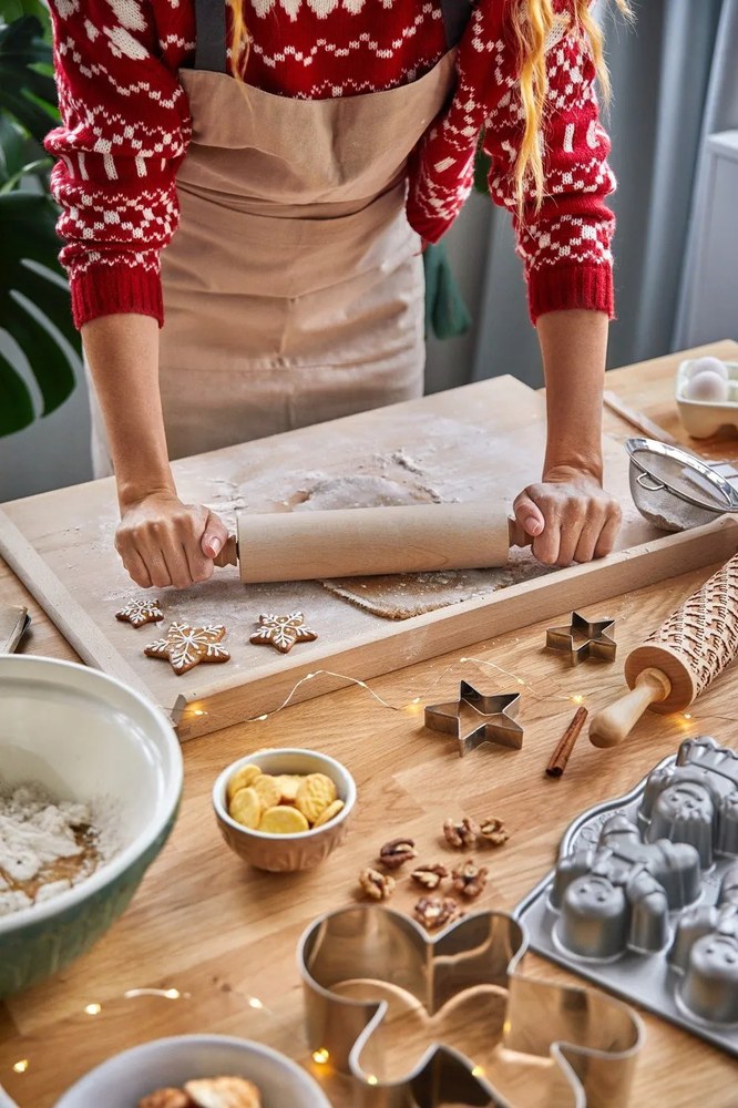 Béžová bavlnená kuchynská zástera Tiseco Home Studio