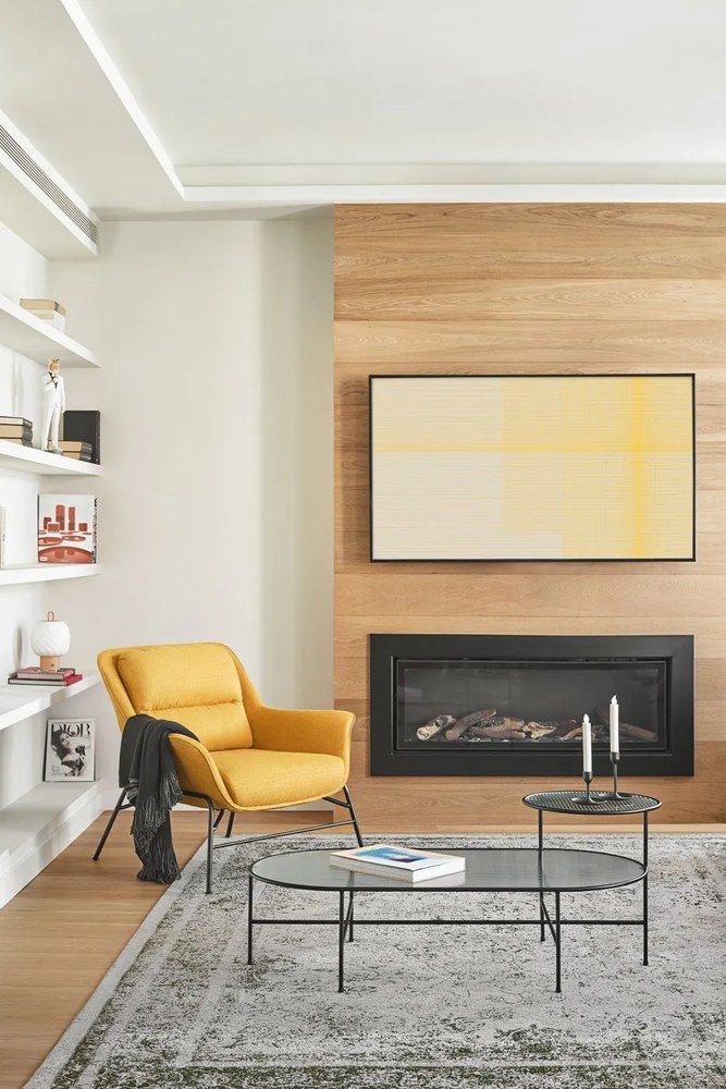 Žlté kreslo Teulat Sadira