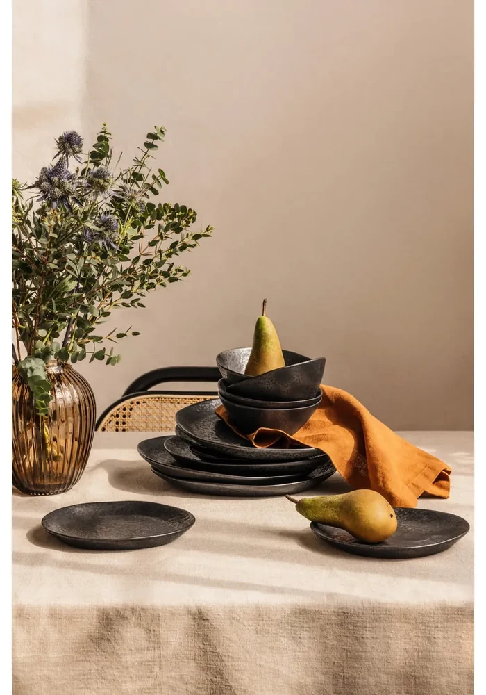 Hnedá sklenená váza Kähler Design Hammershøi, výška 18,5 cm