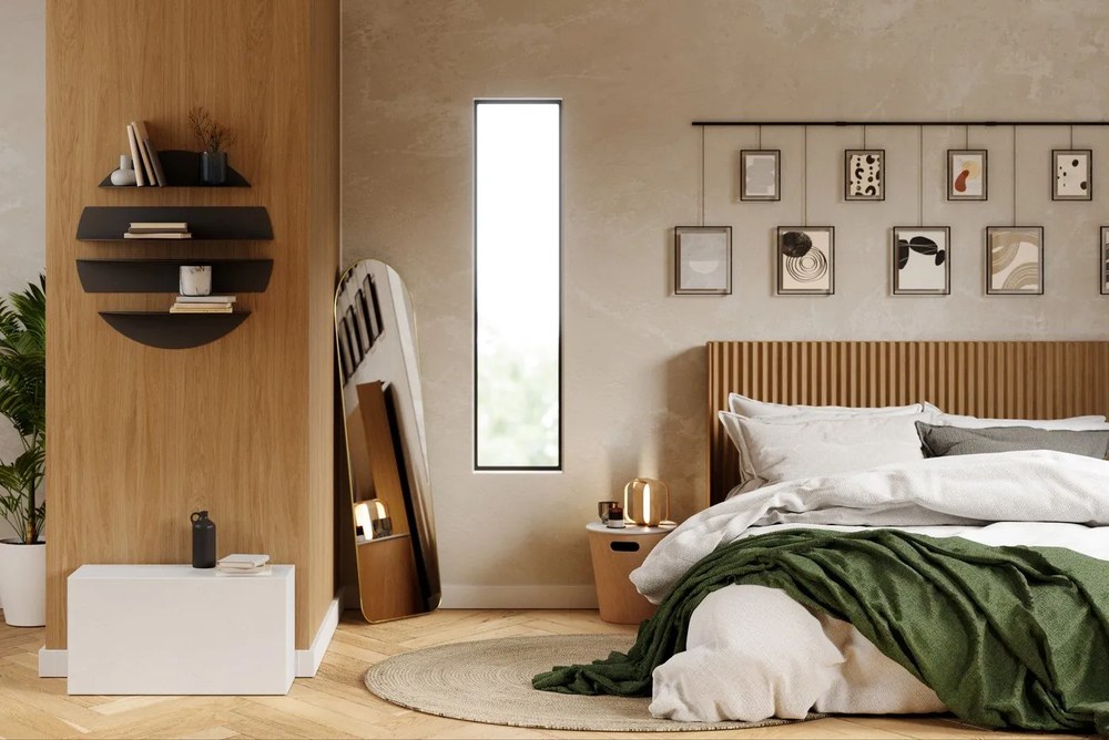 Čierne kovové police v súprave 4 ks 76 cm Solis – Umbra