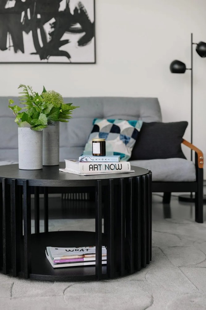 Ručne maľovaný obraz 100x100 cm Playblack 1 – Malerifabrikken