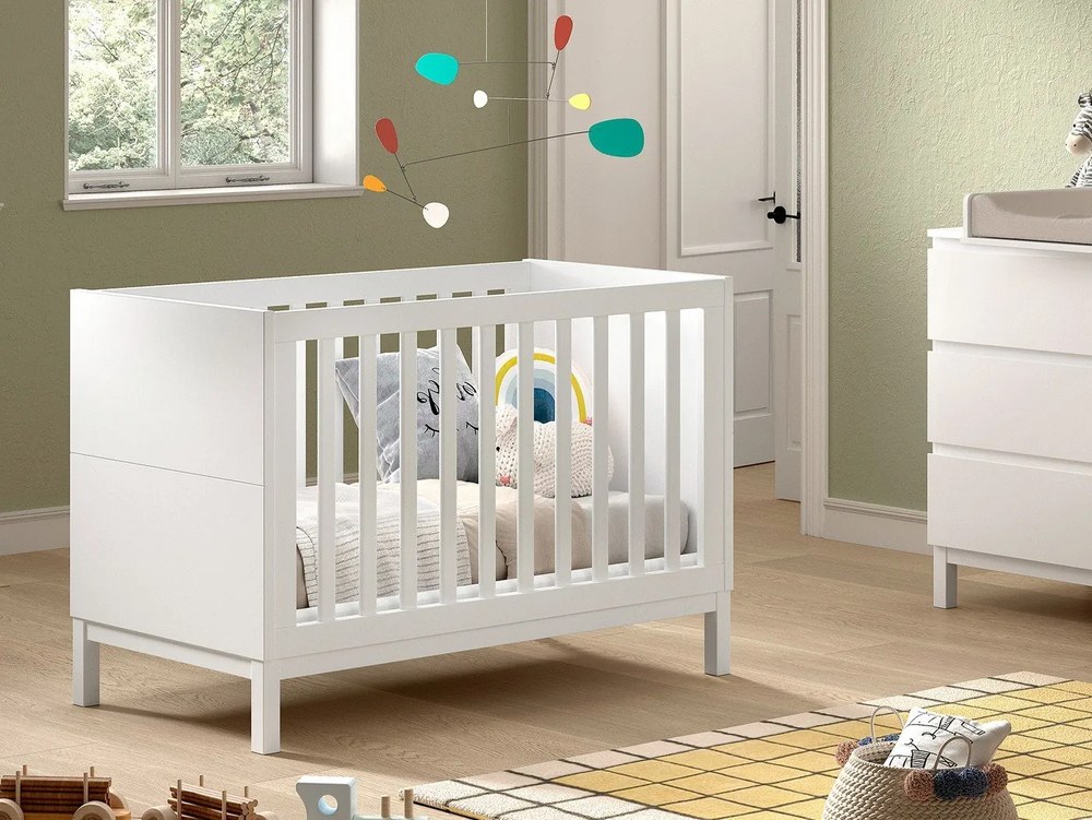 Biela detská komoda 99x89x57 cm Eva – Vipack