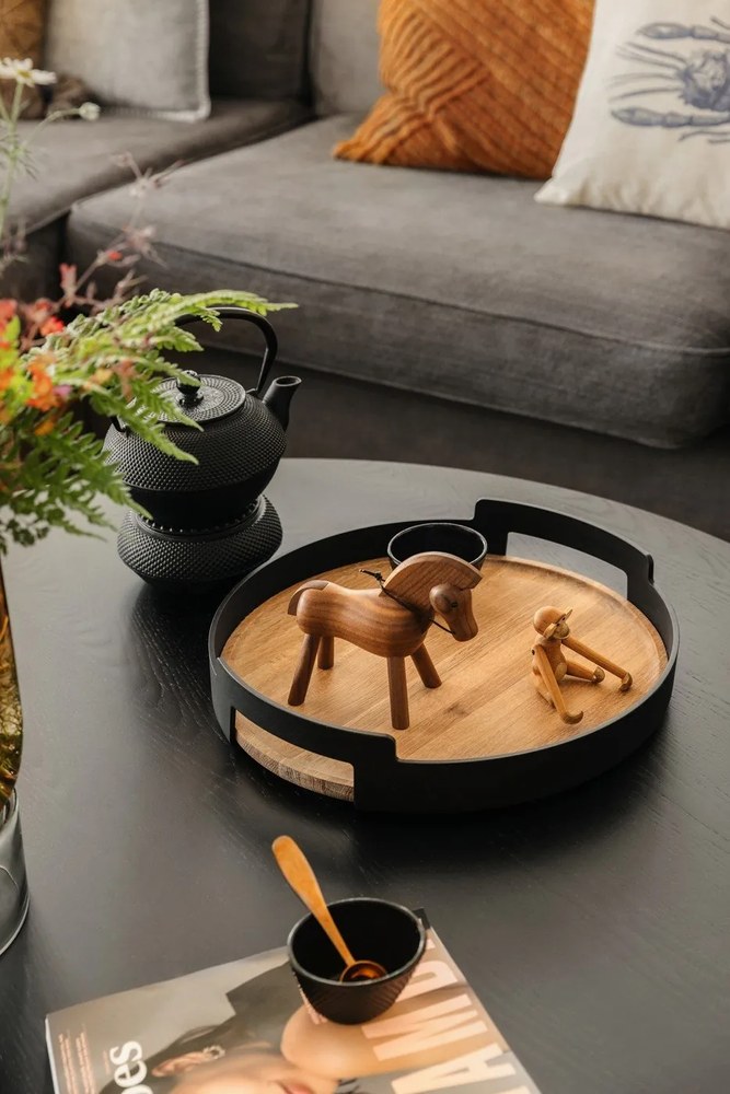 Soška z masívneho dreva Kay Bojesen Denmark Monkey Teak