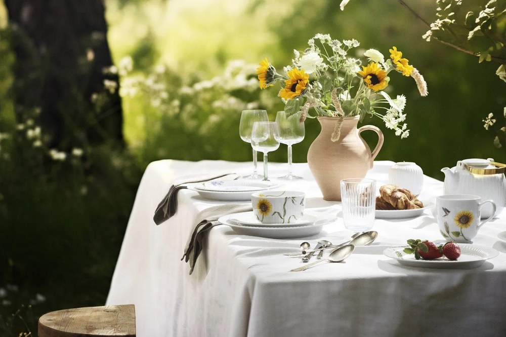 Biely dezertný porcelánový tanier ø 22 cm Hammershøi Summer – Kähler Design