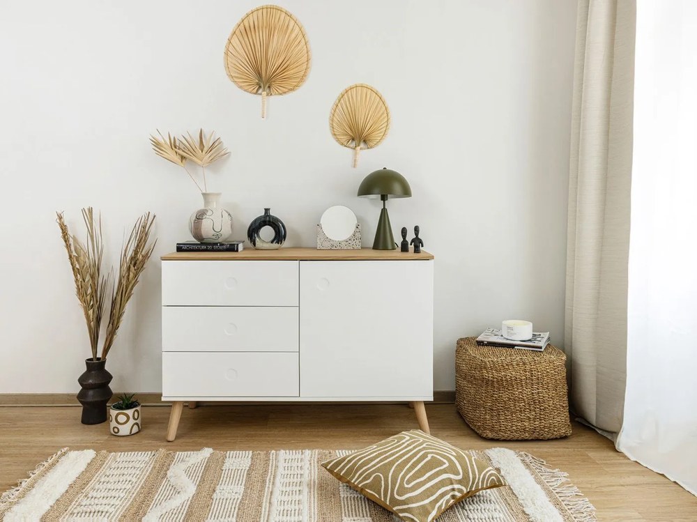 Béžový jutový koberec Flair Rugs Medina, 120 x 170 cm