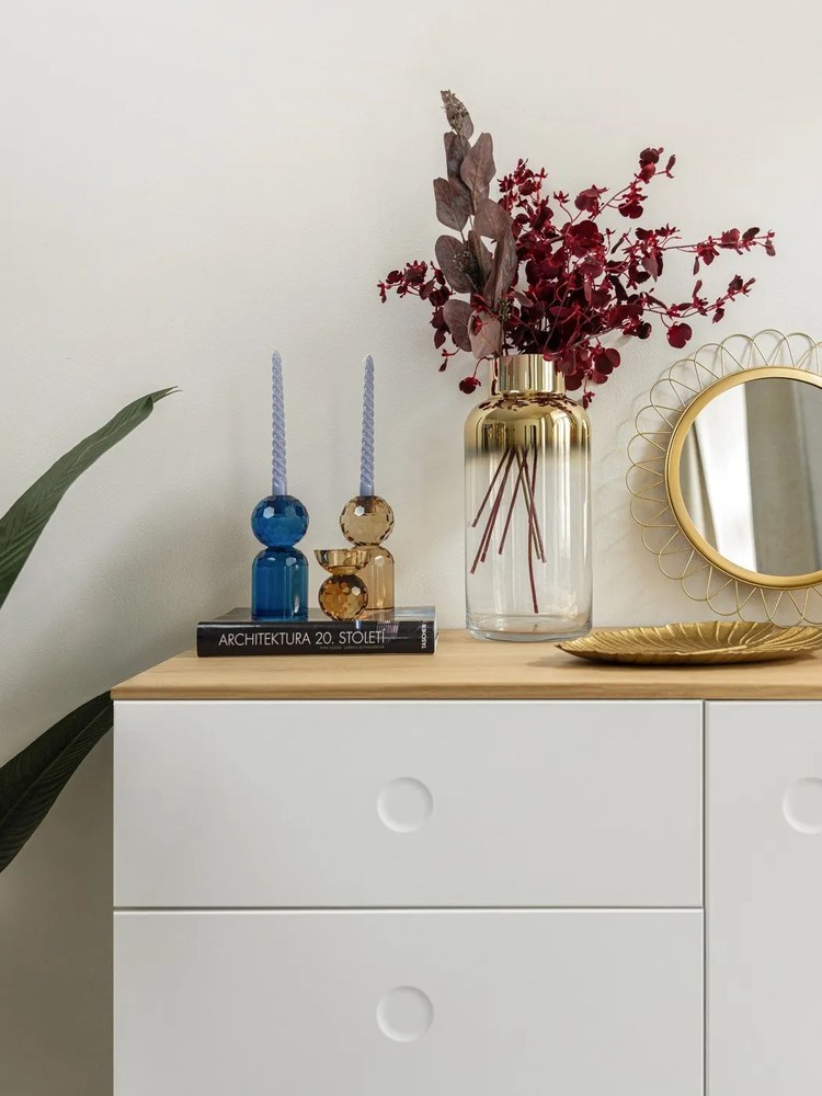 Nástenné zrkadlo ø 40 cm - Casa Selección