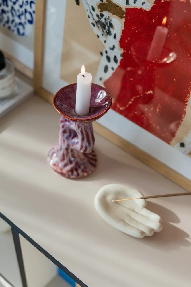 Kameninový svietnik Ivalie – Bloomingville