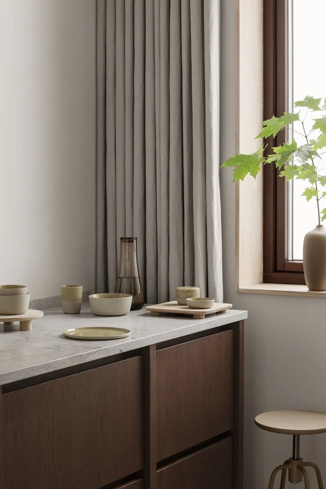 Béžový keramický hrnček Blomus Sablo, 250 ml