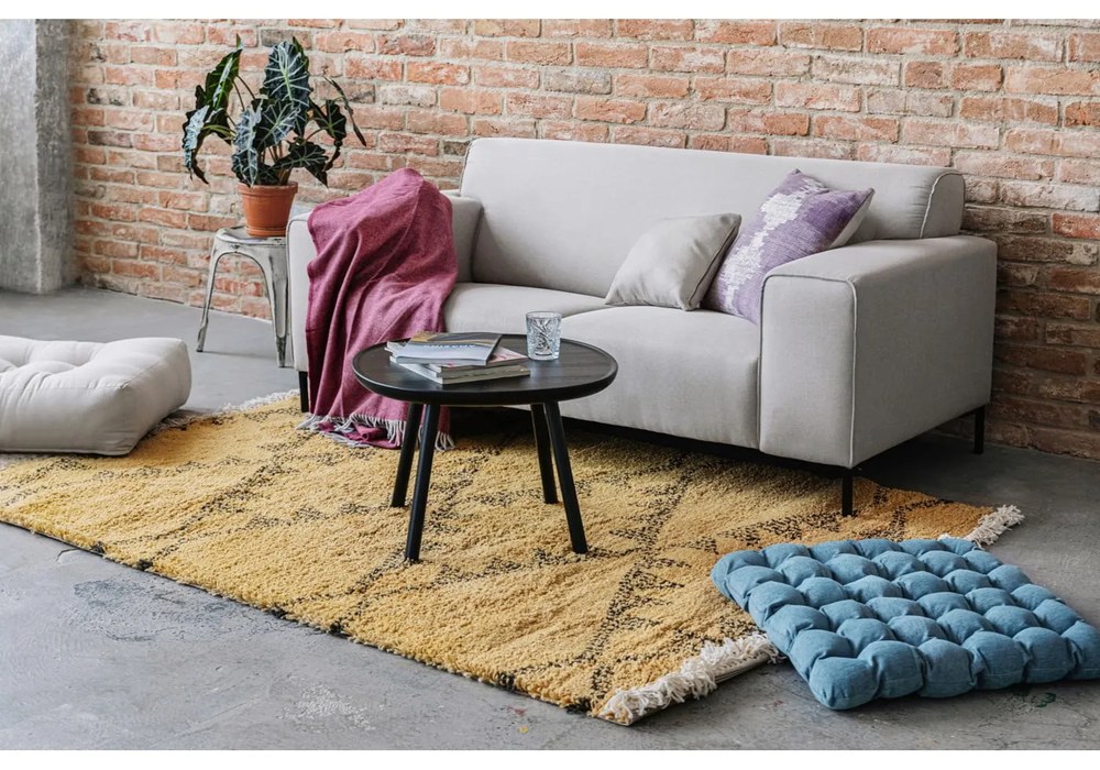 Sedací puf Karup Design More Beige