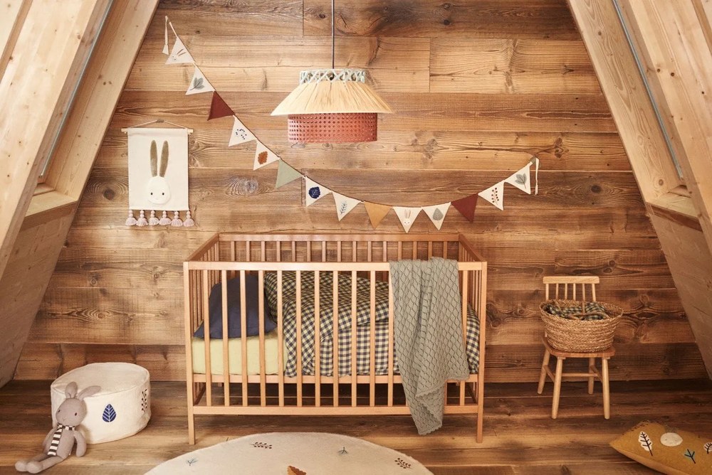 Krémový detský puf Yanil – Kave Home