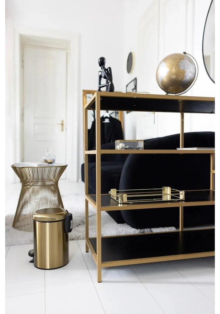 Okrúhly odkladací stolík so sklenenou doskou ø 40 cm Jolene – Kave Home