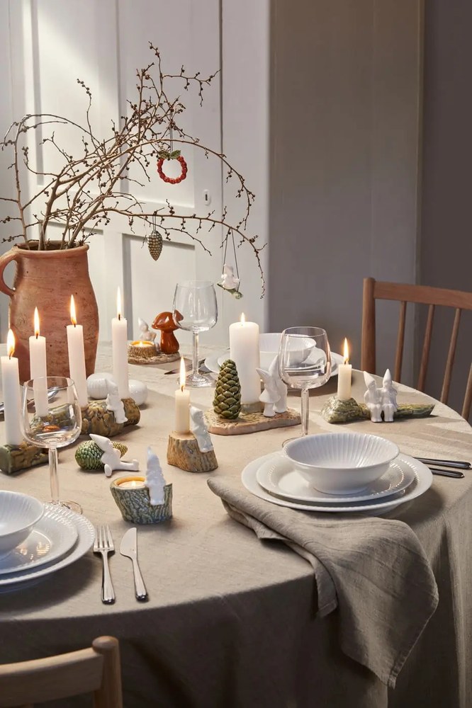 Porcelánová vianočná ozdoba Pine Cone – Kähler Design