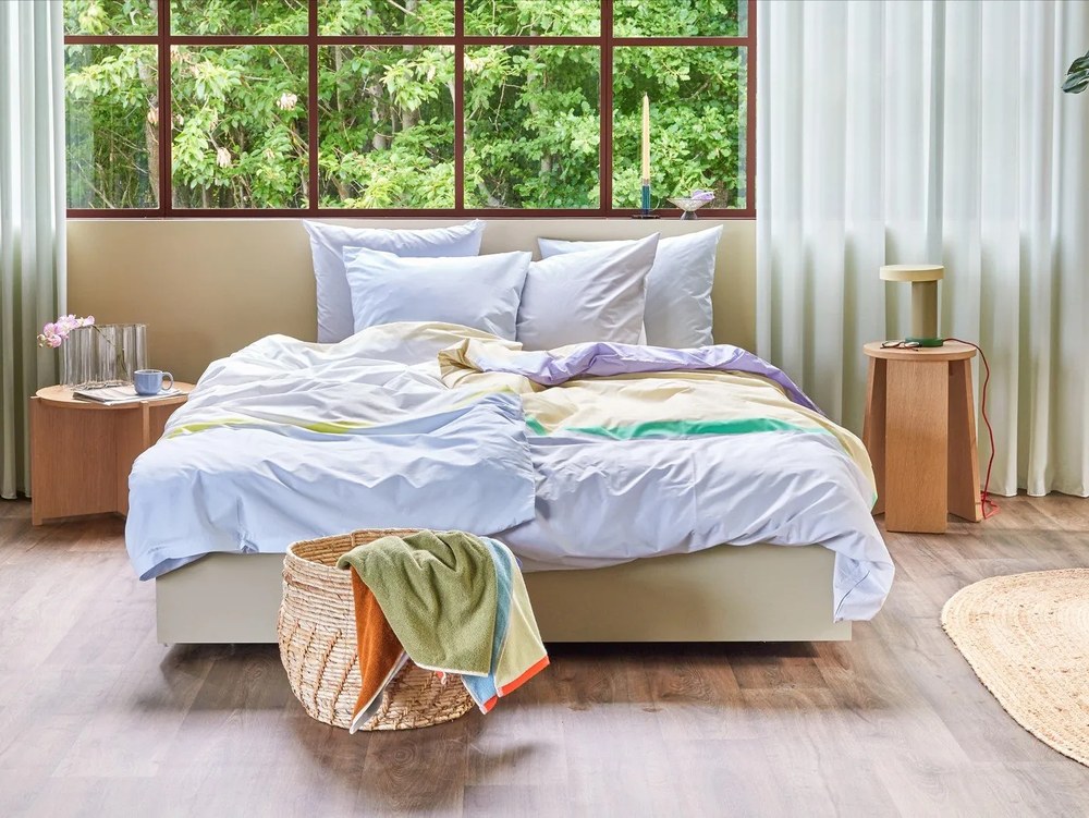 Okrúhly odkladací stolík v dekore duba ø 55 cm Dash – Hübsch