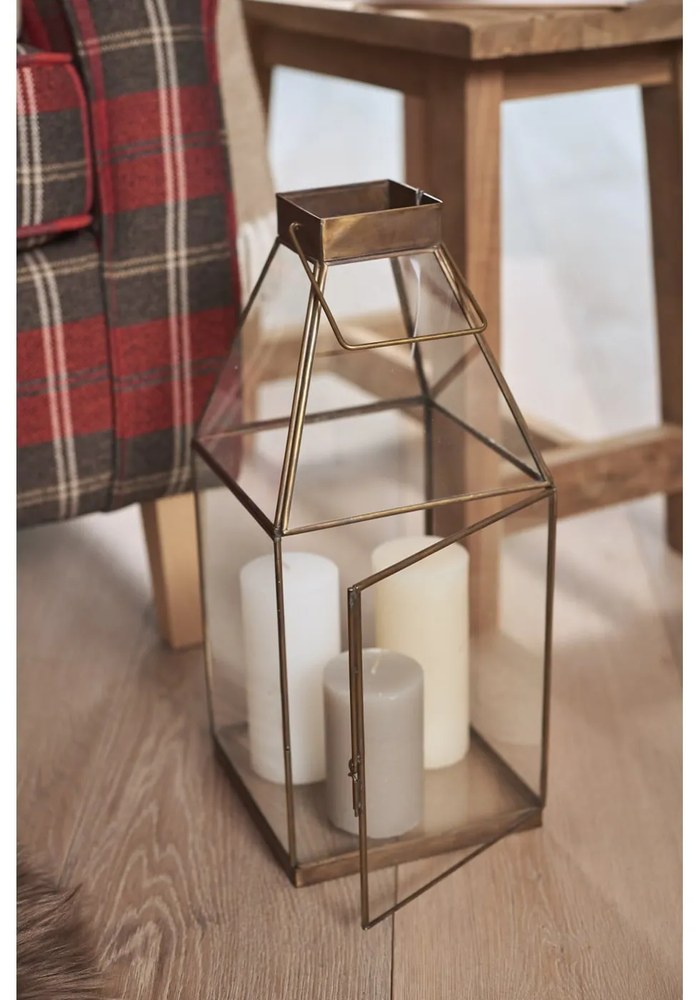 Smotanovobiela sviečka Rustic candles by Ego dekor Rust, doba horenia 58 h