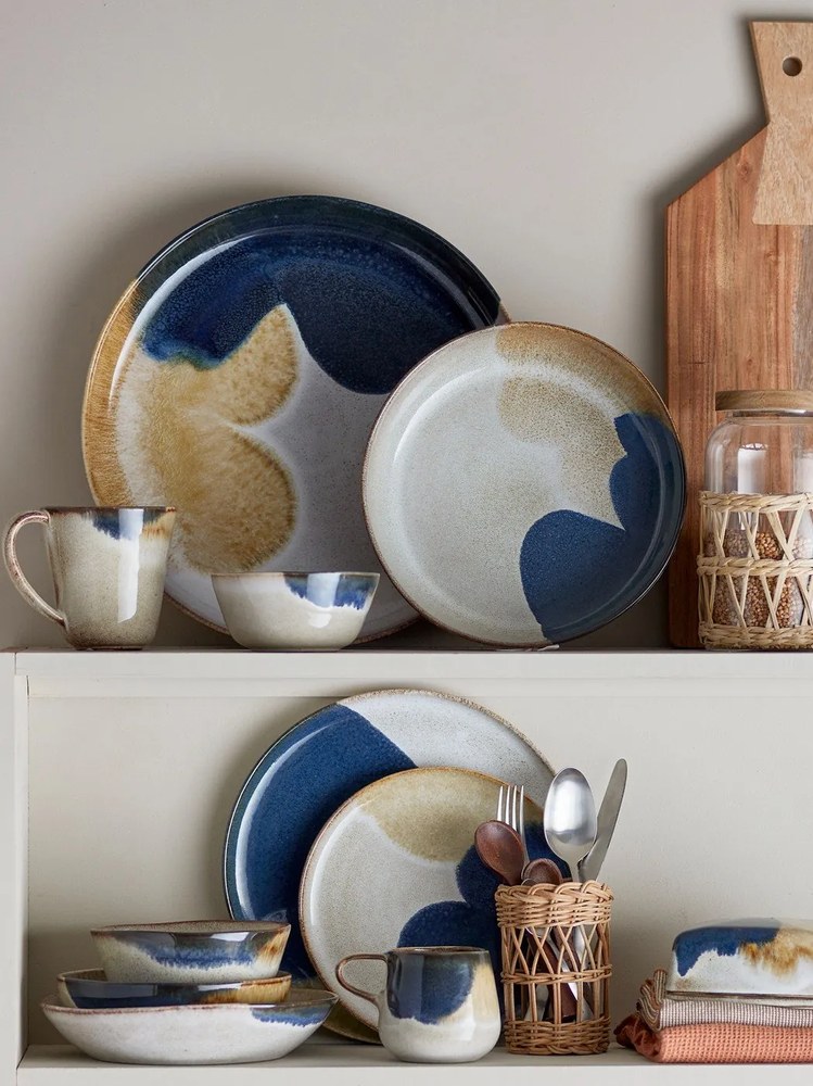 Kameninová jedálenská súprava 12 ks Jules – Bloomingville