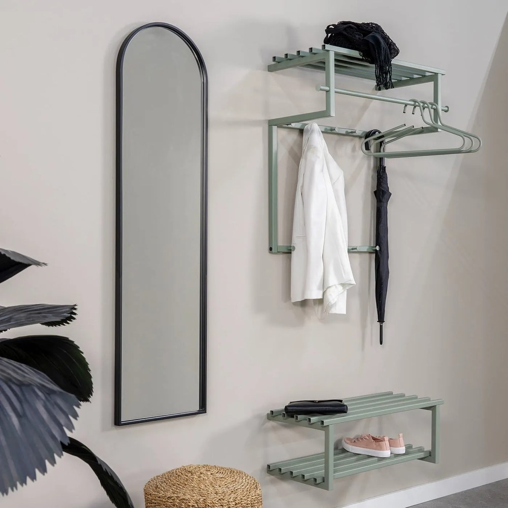 Zeleno-sivý kovový stojan na topánky Marco – Spinder Design