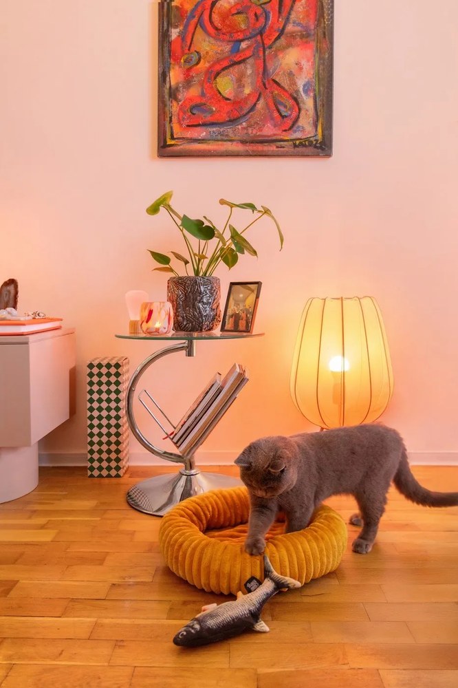 Béžový TV stolík 200x50 cm Totem – Teulat