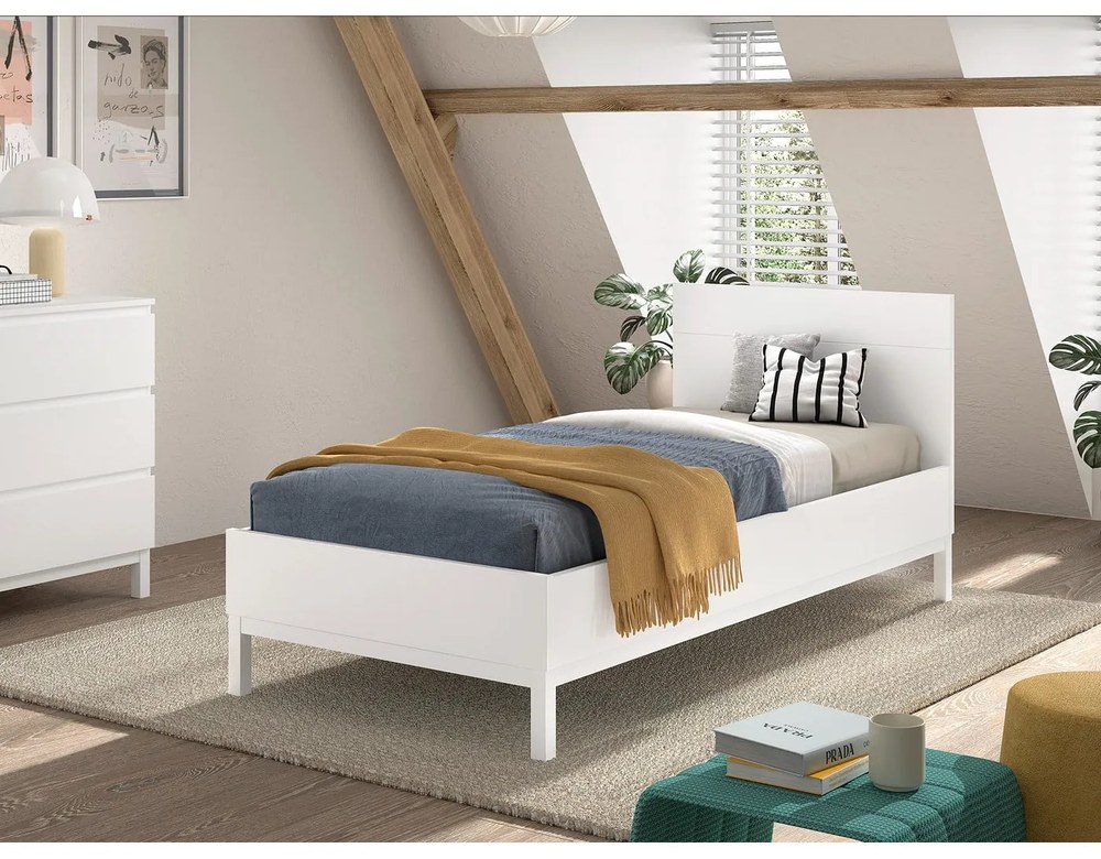 Biela detská komoda 99x89x57 cm Eva – Vipack